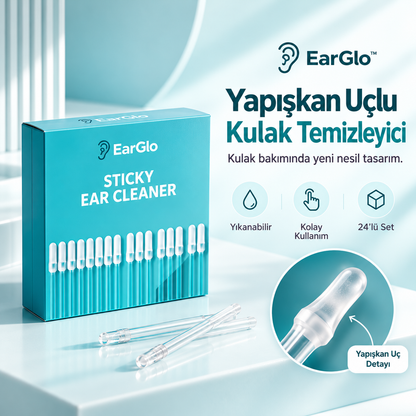 EarGlo™ Yapışkan Uçlu Kulak Temizleyici